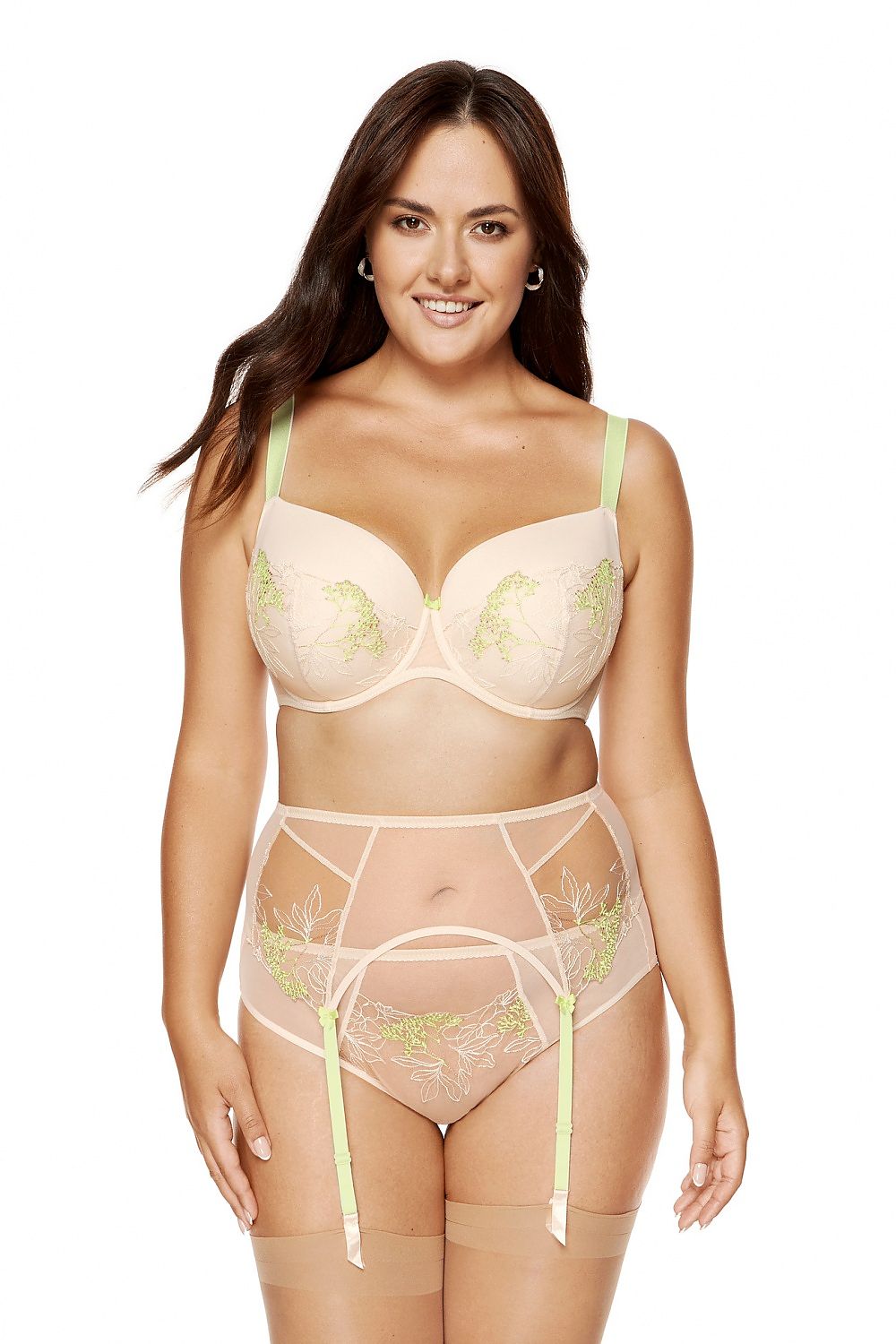 Jurk Gorteks beige - productweergave 2 Secretelles