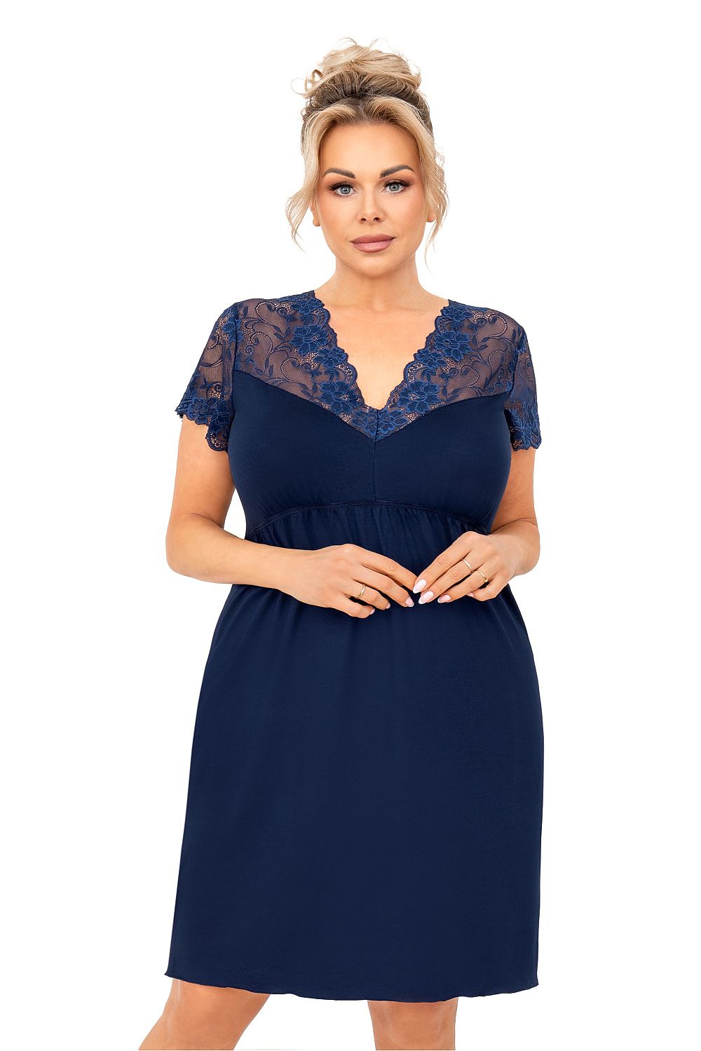 Nachtjapon Donna blauw - productweergave 1 Secretelles