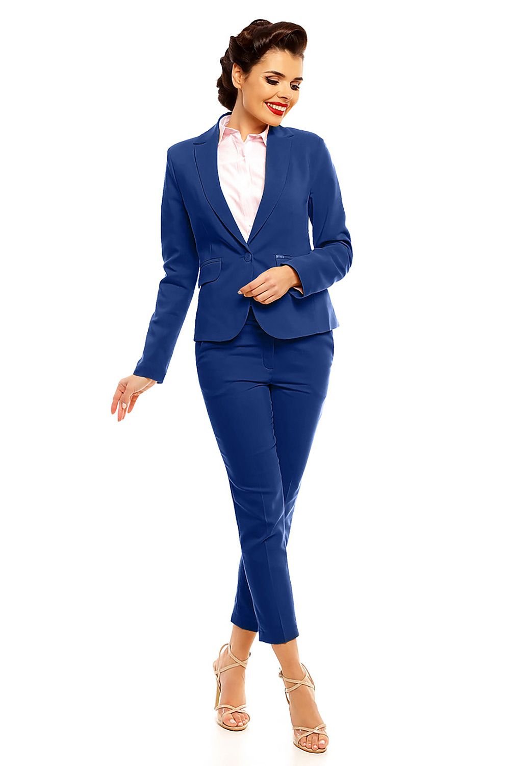 Pantalon femme Cabba - blauw marine 2 / 36