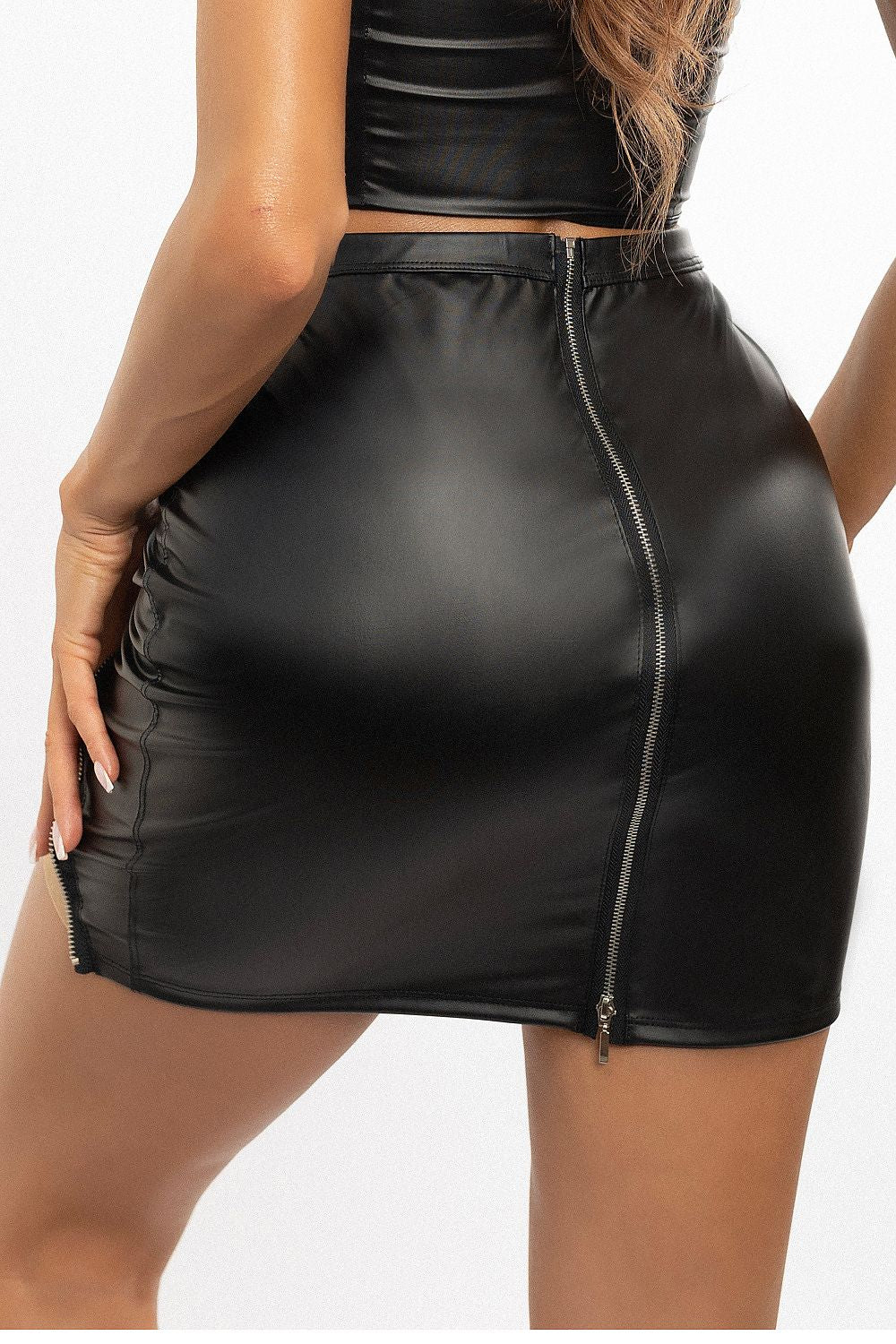 Nachtjapon Axami zwart 220356 - productweergave 3 Secretelles