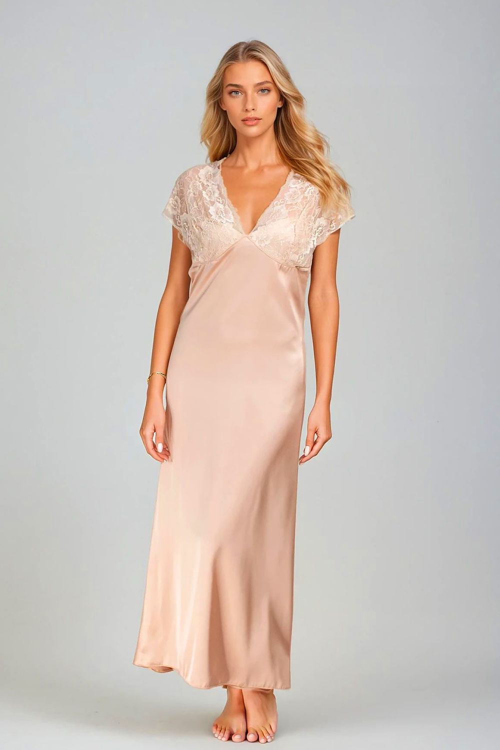 Nachtjapon Kalimo beige 220108 - productweergave 1 Secretelles