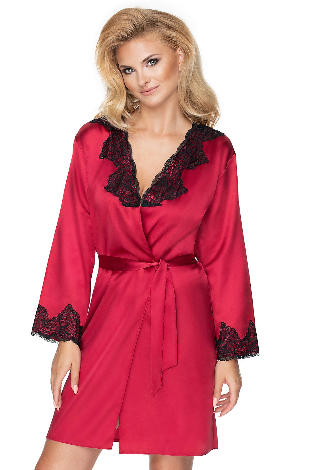 Badjas Irall rood 139775 - productweergave 1 Secretelles