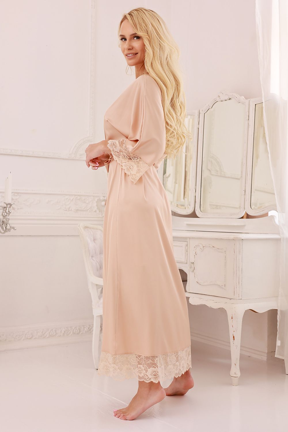 Badjas Kalimo beige 218049 - productweergave 2 Secretelles