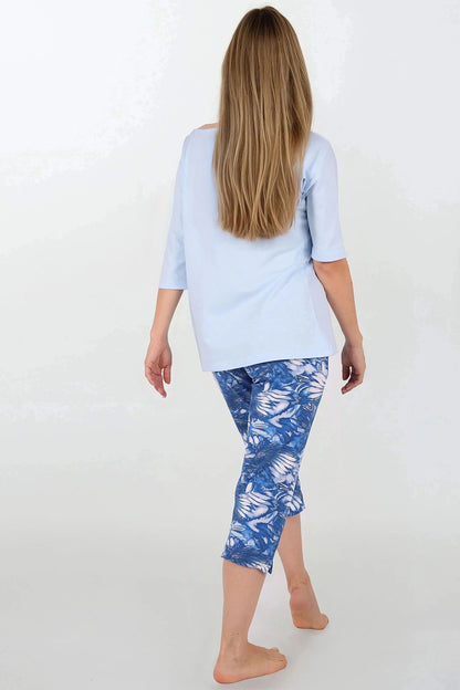 Pyjama Momenti Per Me blauw 222059 - productweergave 3 Secretelles