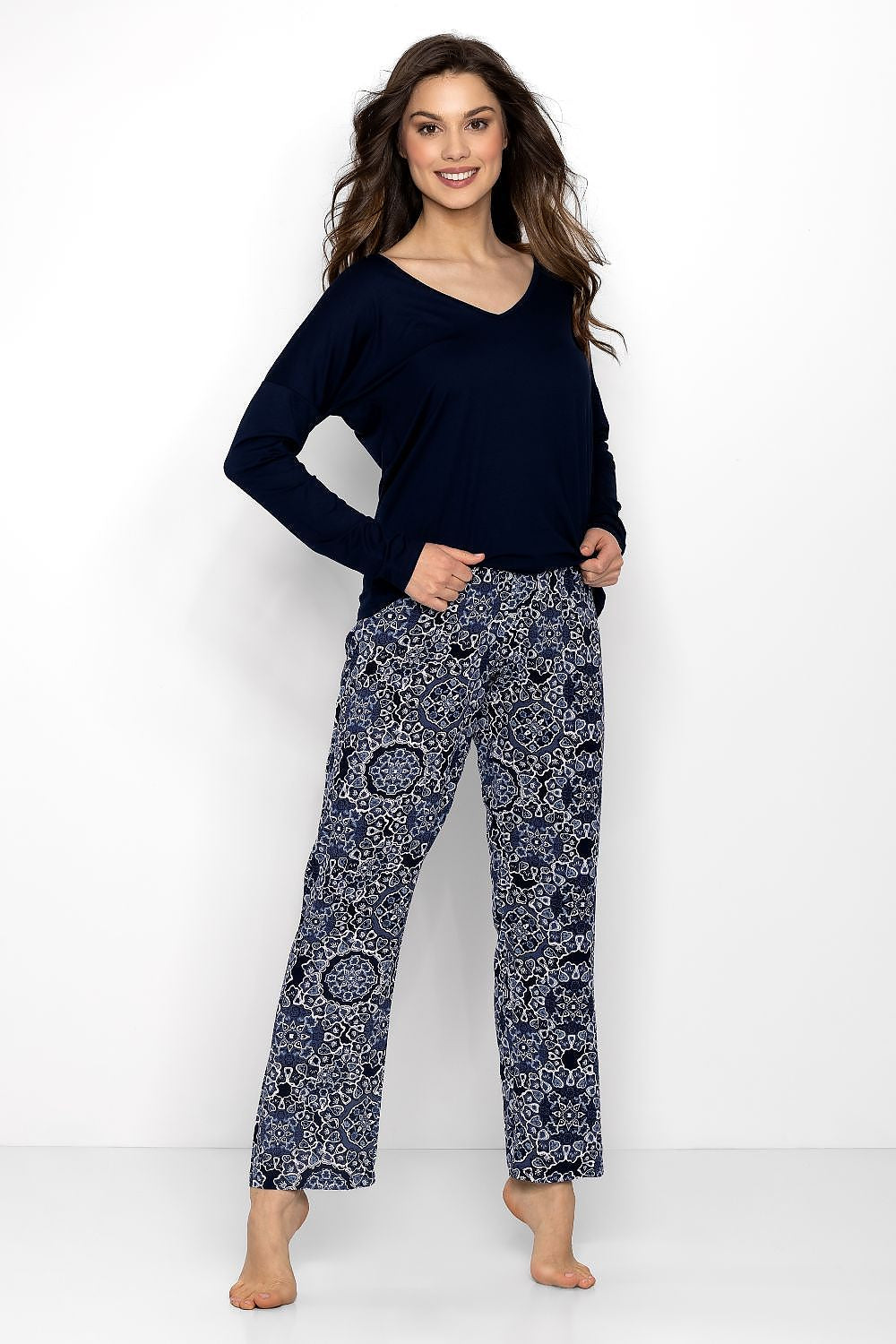 Pyjama Momenti Per Me blauw 199727 - productweergave 1 Secretelles