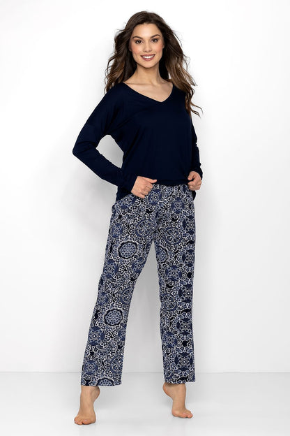 Pyjama Momenti Per Me blauw 199727 - productweergave 1 Secretelles