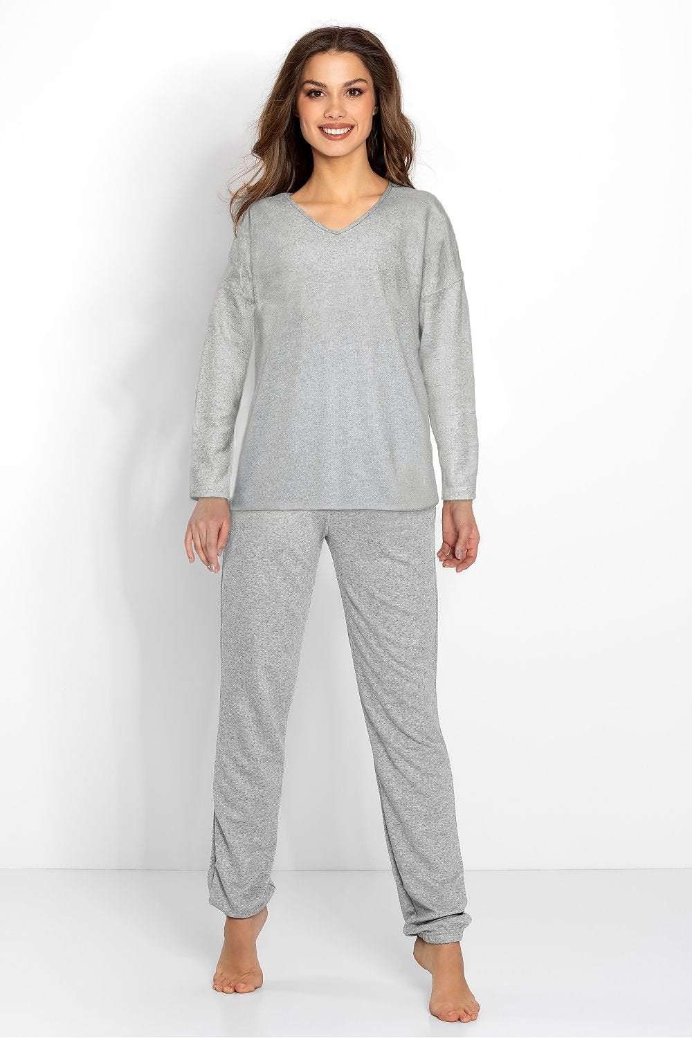 Pyjama Momenti Per Me grijs 205980 - productweergave 1 Secretelles