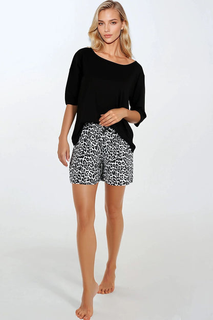 Pyjama Momenti Per Me zwart 217123 - productweergave 1 Secretelles