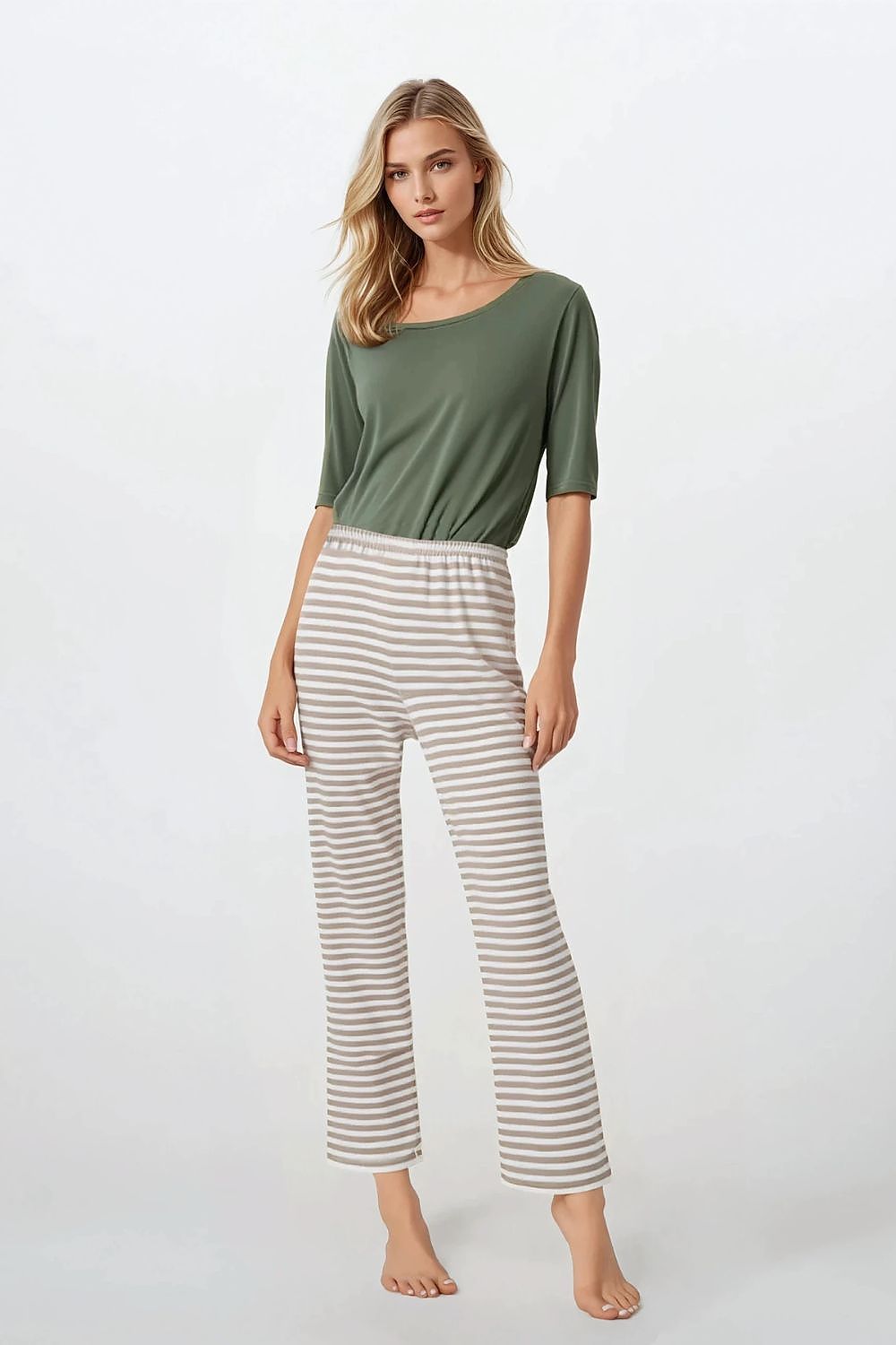 Pyjama Momenti Per Me groen 211666 - productweergave 1 Secretelles