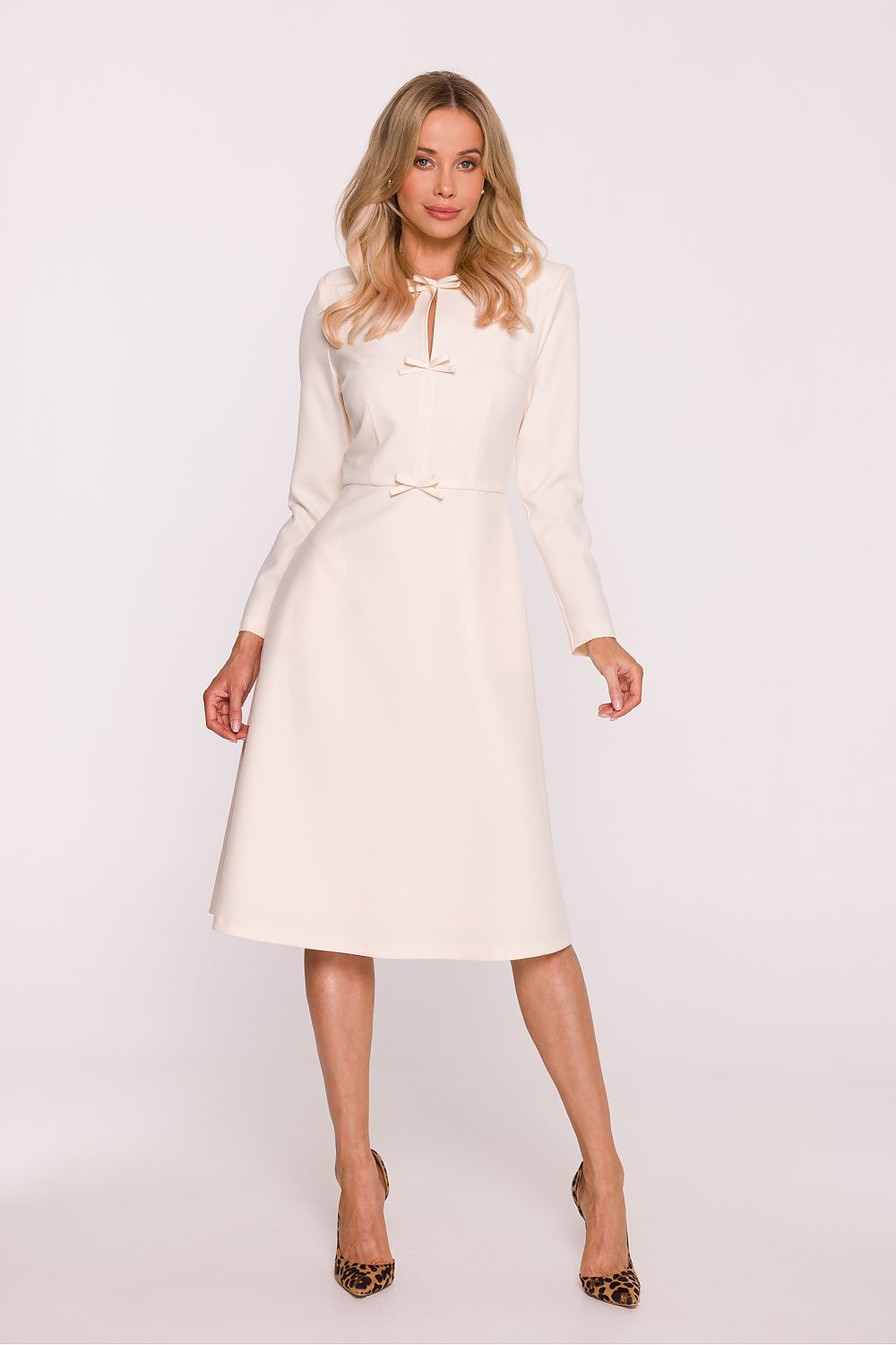 Jurk Stylove beige 217281 - productweergave 2 Secretelles