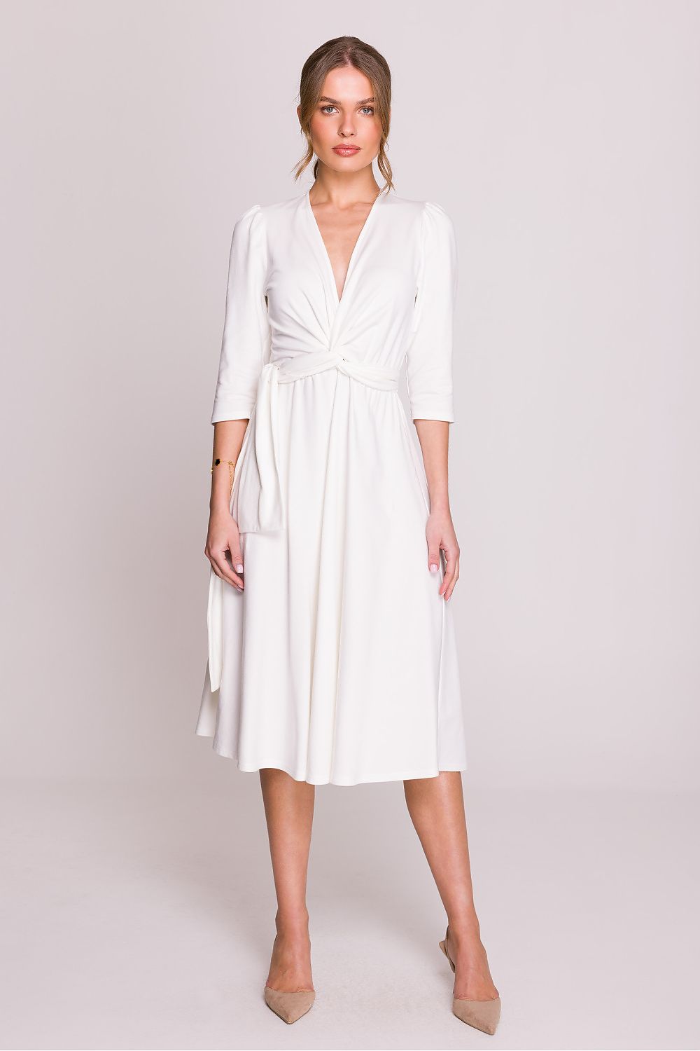 Jurk Stylove grijs 209084 - productweergave 3 Secretelles