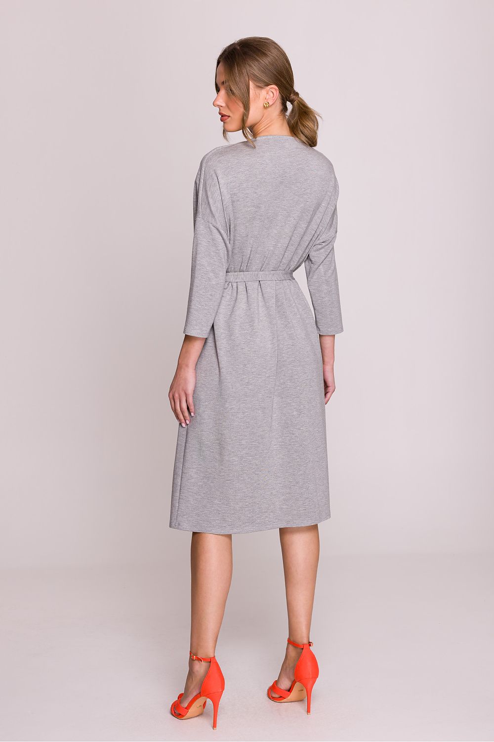 Jurk Stylove grijs 209088 - productweergave 3 Secretelles