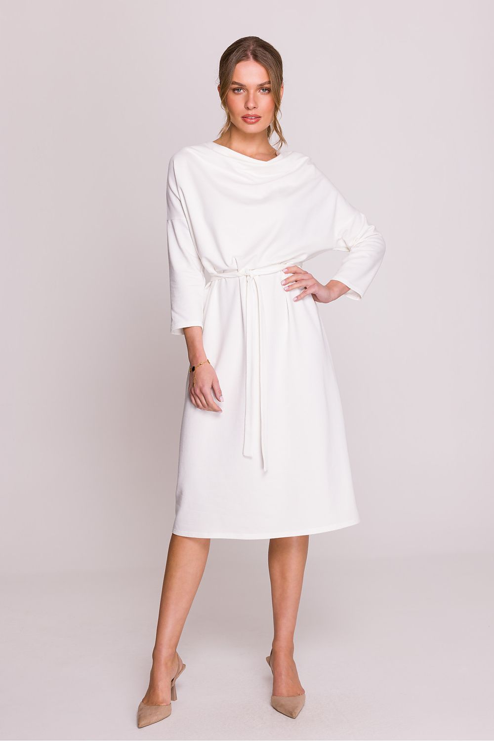 Jurk Stylove grijs 209088 - productweergave 5 Secretelles