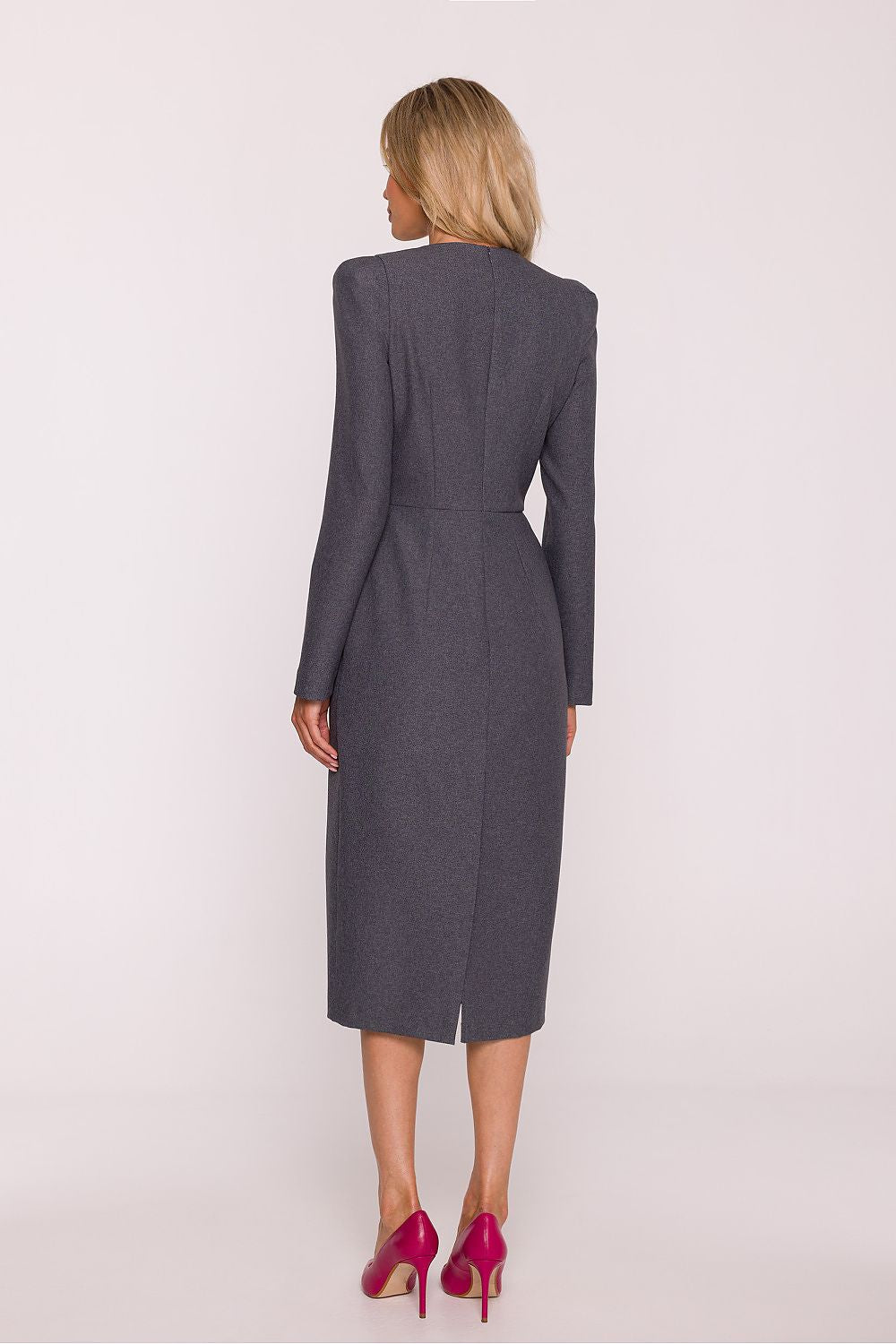 Jurk Stylove grijs 217286 - productweergave 2 Secretelles