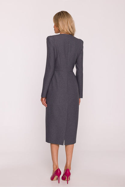 Jurk Stylove grijs 217286 - productweergave 2 Secretelles
