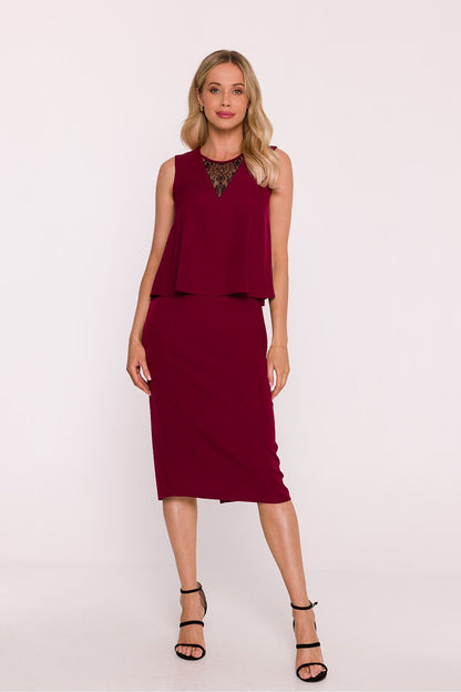 Jurk Stylove paars 219929 - productweergave 11 Secretelles
