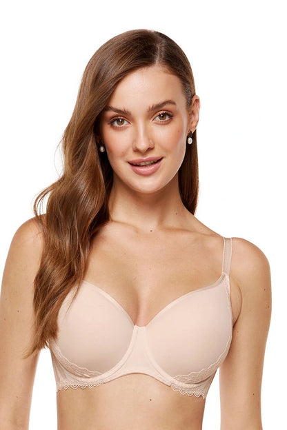 Bh kant tule rembourré beige - Gorteks image 1