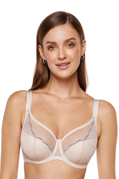 Bh kant tule semi-soft beige - Gorteks image 1