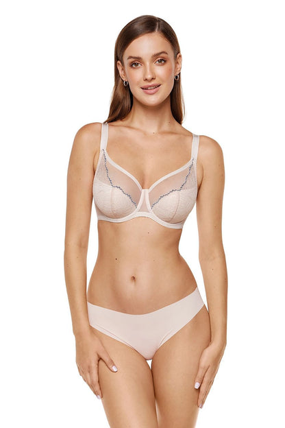 Bh kant tule semi-soft beige - Gorteks image 2